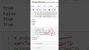 String Method | Endswith( ) #python #gurukula #string #end | Pythonちゃん