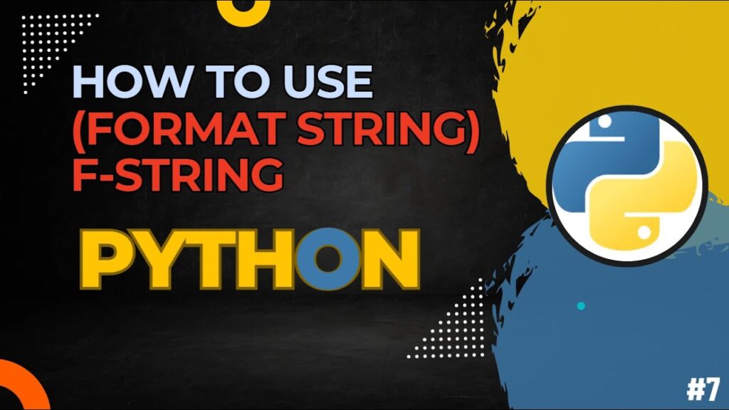 How to use F-string in Python | Pythonちゃん