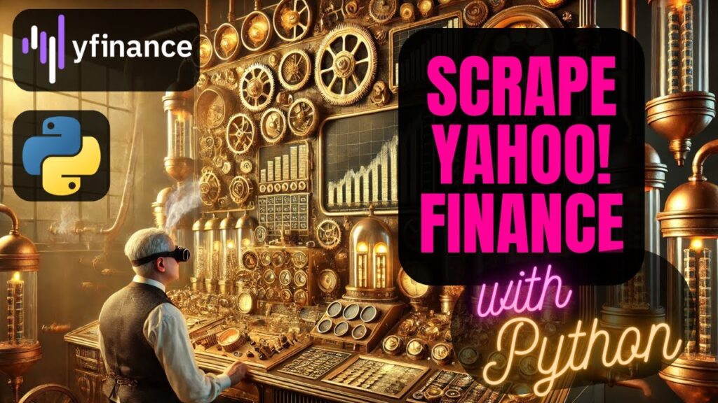 Scrape Financial Data from Yahoo! Finance with Python | Pythonちゃん