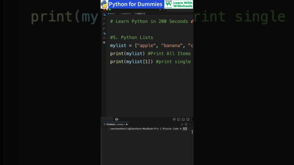 Python for Dummies: 5- Python Lists and Tuples #python #pythontutorial ...